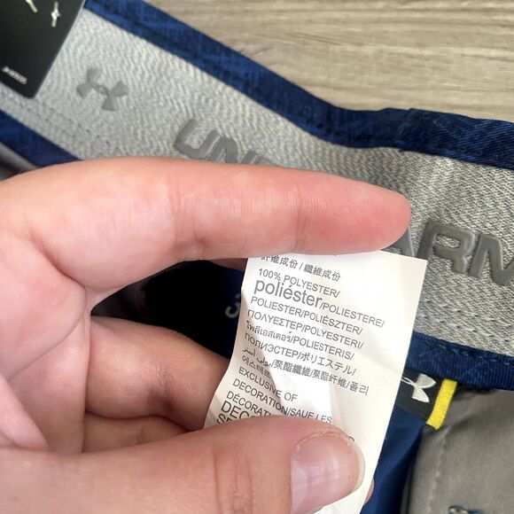NWT Under Armour‎ Match Play Golf Shorts Blue Plaid Performance Size 30 Waist - Picture 6 of 6